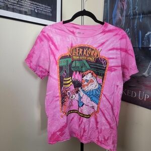 Cavity Colors Killer Klowns From Outer Space tie dye graphic t-shirt